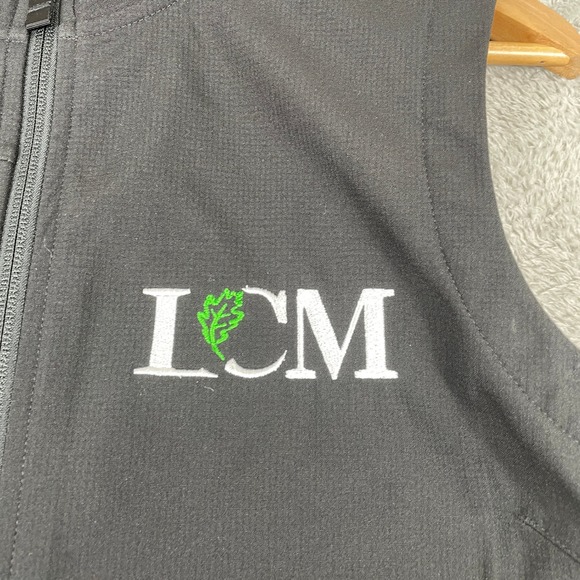 The North Face Castle Rock Soft Shell Vest Womens Medium Black Zip Embroidered - Picture 7 of 12